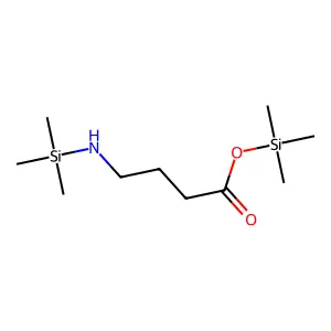 Butanoic acid, 4-[(trimethylsilyl)amino]-, trimethylsilyl ester structure
