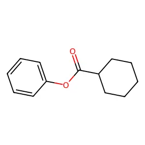 Phenyl cyclohexanecarboxylate structure