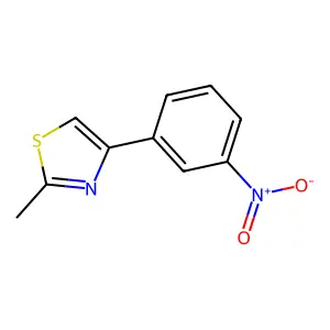 2-Methyl-4-(3-nitrophenyl)-1,3-thiazole structure