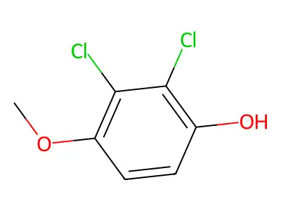 2,3-Dichloro-4-methoxyphenol structure