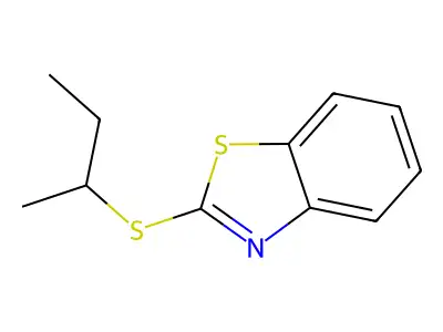 2-Sec-butylsulfanyl-benzothiazole structure