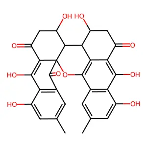 Flavoskyrin structure