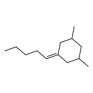 1,3-Dimethyl-5-pentylidenecyclohexane structure