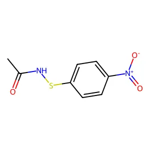 N-((4-Nitrophenyl)thio)acetamide structure