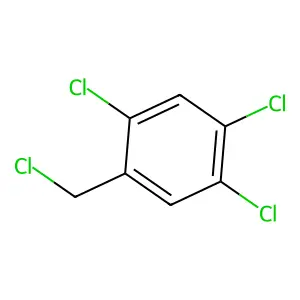 Benzene, 1,2,4-trichloro-5-(chloromethyl)- structure