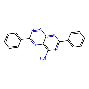 3,7-Diphenylpyrimido[5,4-e][1,2,4]triazin-5-amine structure