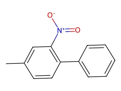 4-Methyl-2-nitro-1,1'-biphenyl structure