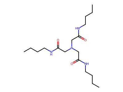 Acetamide, 2,2',2''-nitrilotris[N-butyl- structure