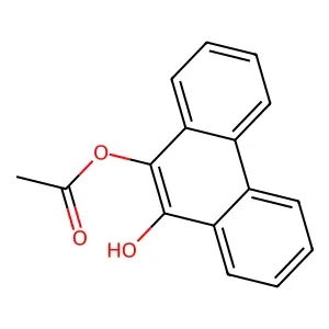 9,10-Phenanthrenediol monoacetate structure