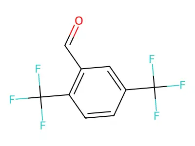 2,5-Bis(trifluoromethyl)benzaldehyde structure