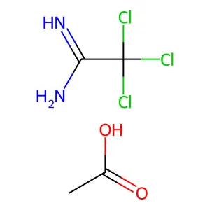 乙酸2,2,2-三氯乙脒 structure