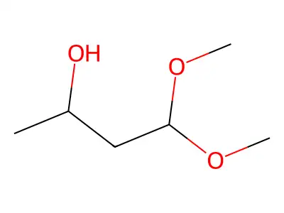 4,4-Dimethoxybutan-2-ol structure