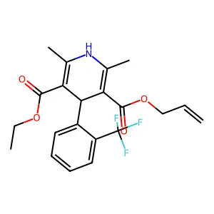 1,3-Dioxolane-4-methanol, 2-methyl-2-(4-(1-methylethyl)phenyl)-, carbamate, cis- structure