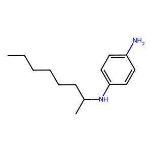 N-(2-Octyl)-p-phenylenediamine structure