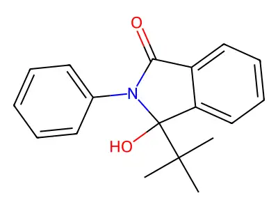 1-Tert-butyl-1-hydroxy-2-phenyl-3-oxoisoindoline structure