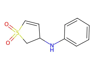 3-Anilino-2,3-dihydro-1H-1lambda~6~-thiophene-1,1-dione structure