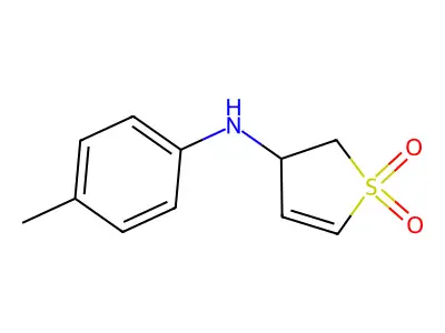 3-(p-Tolylamino)-2,3-dihydrothiophene 1,1-dioxide structure