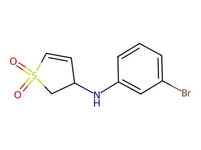 4-[(3-Bromophenyl)amino]-4,5-dihydrothiophene-1,1-dione structure