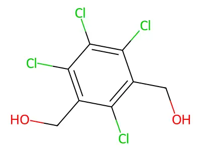 2,4,5,6-Tetrachloro-1,3-benzenedimethanol structure