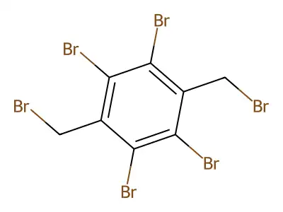 3,6-Bis(bromomethyl)-1,2,4,5-tetrabromobenzene structure