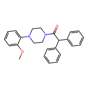 1-[4-(2-Methoxyphenyl)piperazin-1-yl]-2,2-diphenylethanone structure