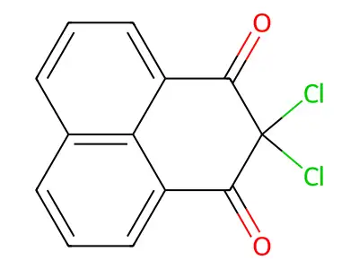 2,2-Dichloro-1H-phenalene-1,3(2H)-dione structure