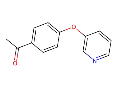 1-(4-(Pyridin-3-yloxy)phenyl)ethan-1-one structure