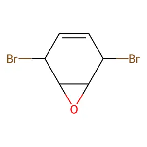 cis-Cyclohexa-1,4-diene oxide dibromide structure