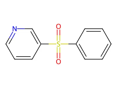 Pyridine, 3-(phenylsulfonyl)- structure