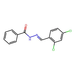 N-[(2,4-Dichlorophenyl)methylidene]benzenecarbohydrazonic acid structure