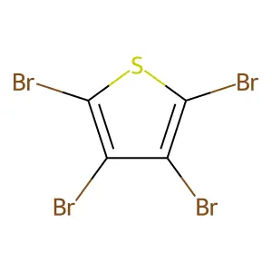 四溴噻吩 structure