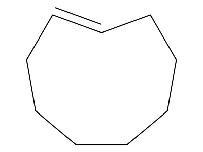 trans-Cyclononene structure