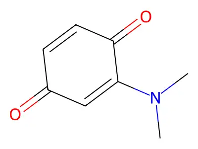 2-Dimethylamino-1,4-benzoquinone structure