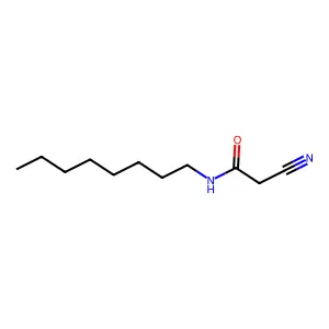 2-cyano-N-octylacetamide structure