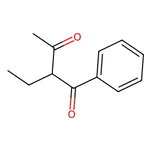 2-Ethyl-1-phenylbutane-1,3-dione structure