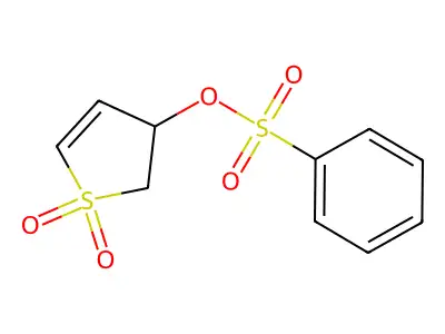 1,1-Dioxo-3-2,3-dihydrothienyl benzenesulfonate structure