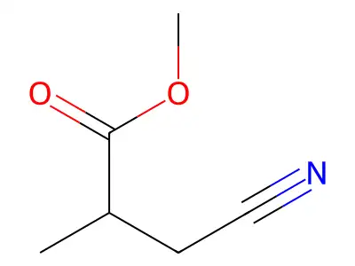 Methyl 3-cyano-2-methylpropionate structure