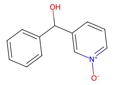 (1-Oxidopyridin-1-ium-3-yl)-phenylmethanol structure