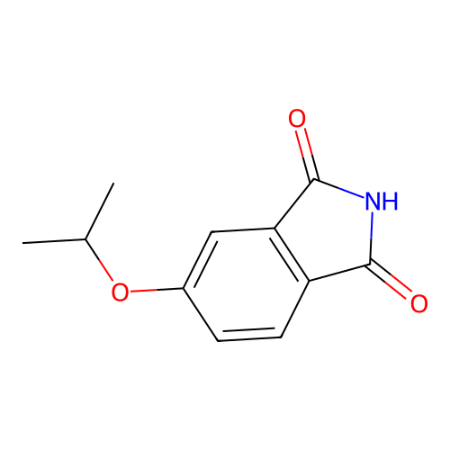 5-(propan-2-yloxy)-1H-isoindole-1,3(2H)-dione structure