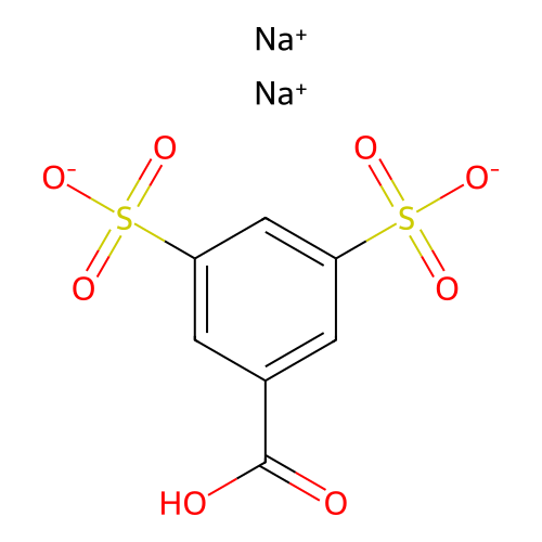 3,5-Disodiumsulfobenzoicacid structure