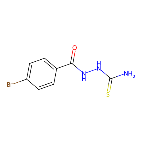 2-(4-Bromobenzoyl)hydrazinecarbothioamide structure