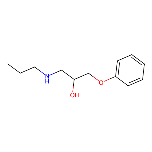 1-Phenoxy-3-(propylamino)-2-propanol structure