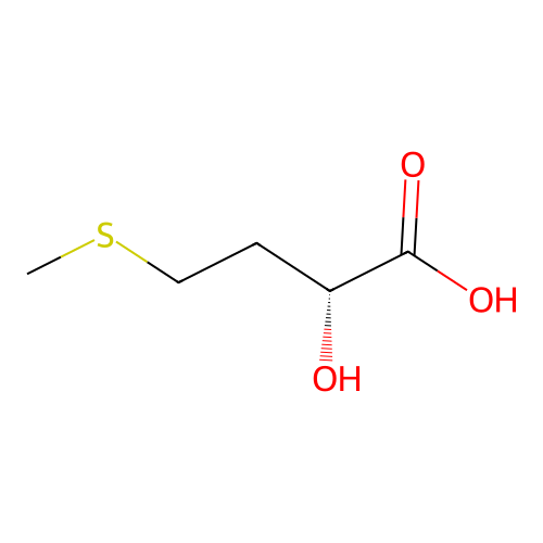(2R)-2-Hydroxy-4-(methylthio)butanoic acid structure