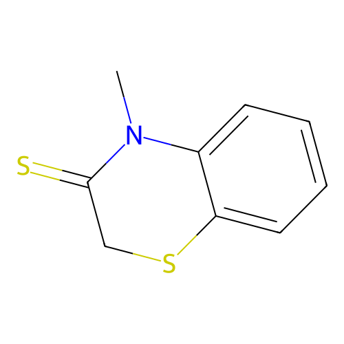 4-Methyl-2H-1,4-benzothiazine-3(4H)-thione structure