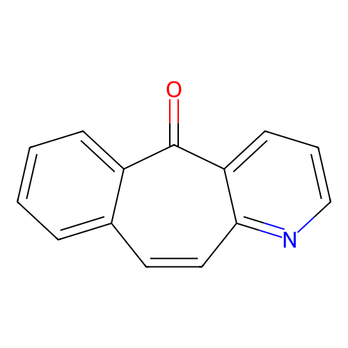 5H-benzo(4,5)cyclohepta(1,2-b)pyridin-5-one structure