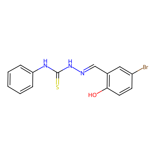 5-Bromosalicylaldehyde-4-phenylthiosemicarbazone structure