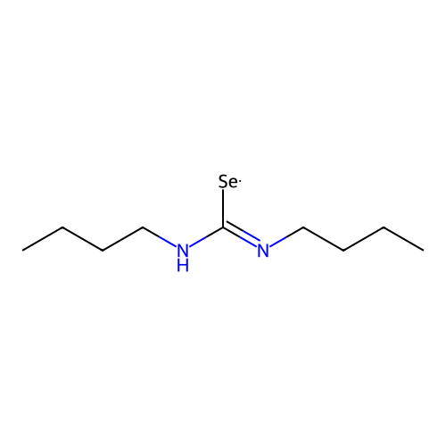 (N,N'-Dibutylcarbamimidoyl)selanyl structure
