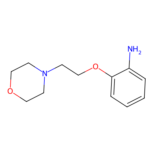 2-(2-Morpholin-4-ylethoxy)aniline structure