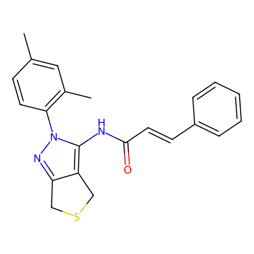 CAS 396724-39-3 - C22H21N3OS structure