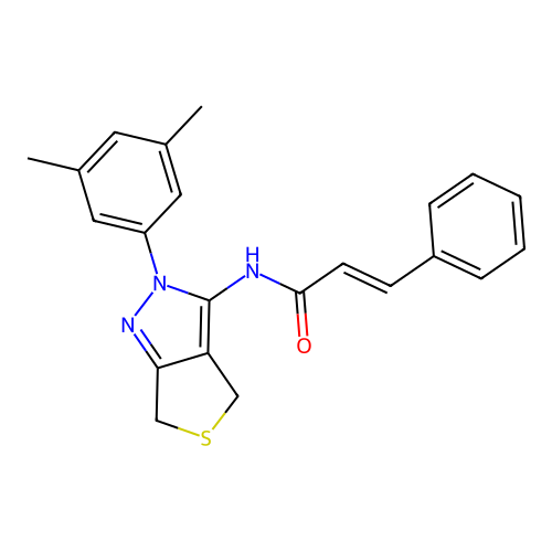 CAS 396724-40-6 - C22H21N3OS structure